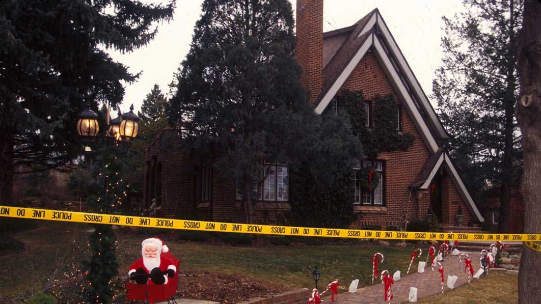 Police taped off the Ramseys' home in Boulder, Colorado, in December 1996. What started as a kidnapping investigation turned into a murder investigation.