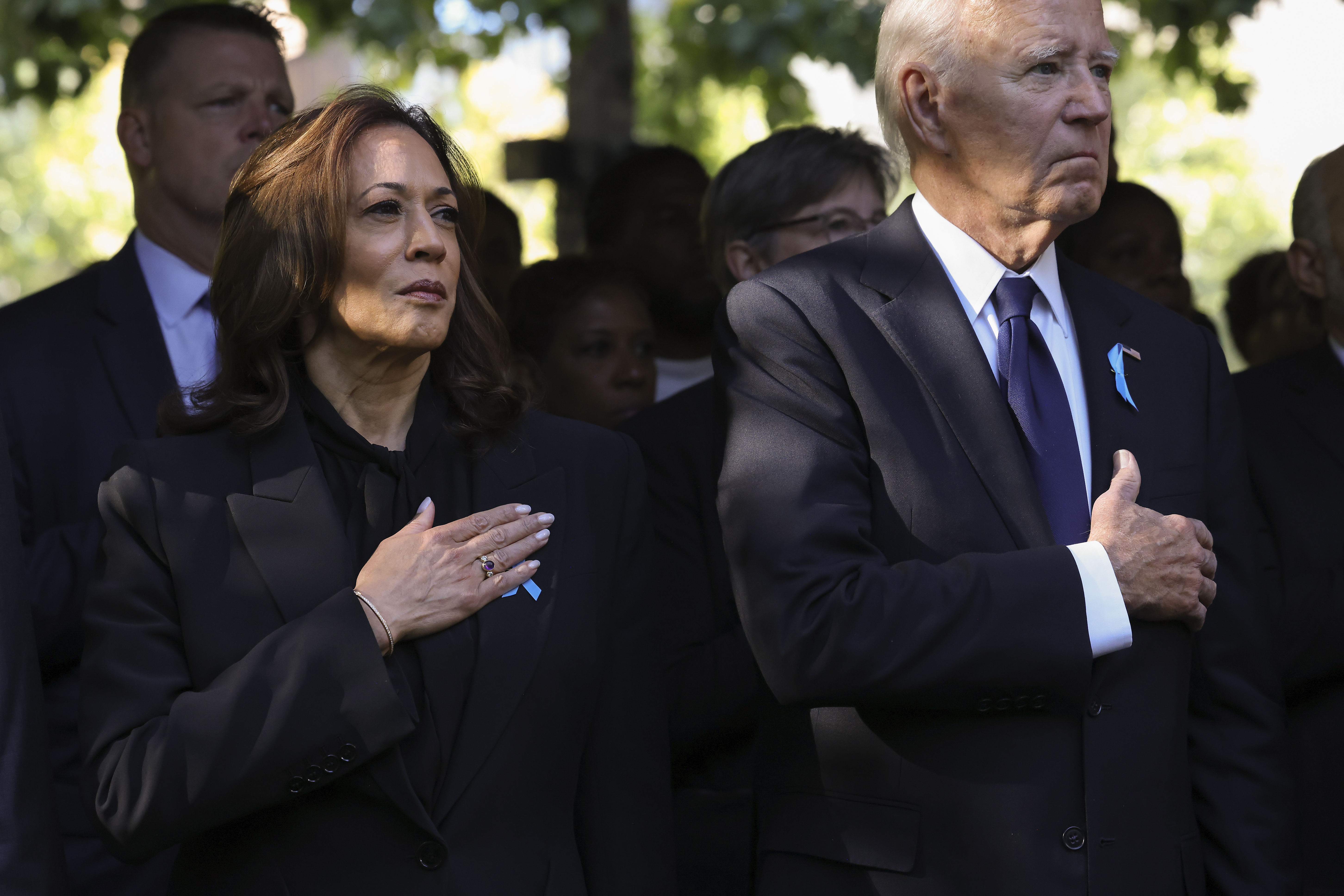 La vicepresidenta Kamala Harris y el presidente estadounidense Joe Biden 