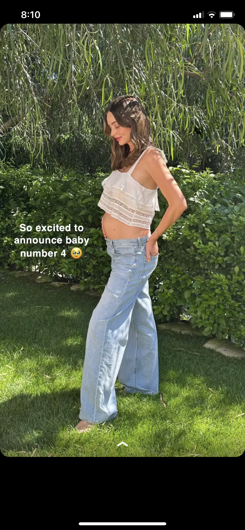 Miranda Kerr announces fourth pregnancy