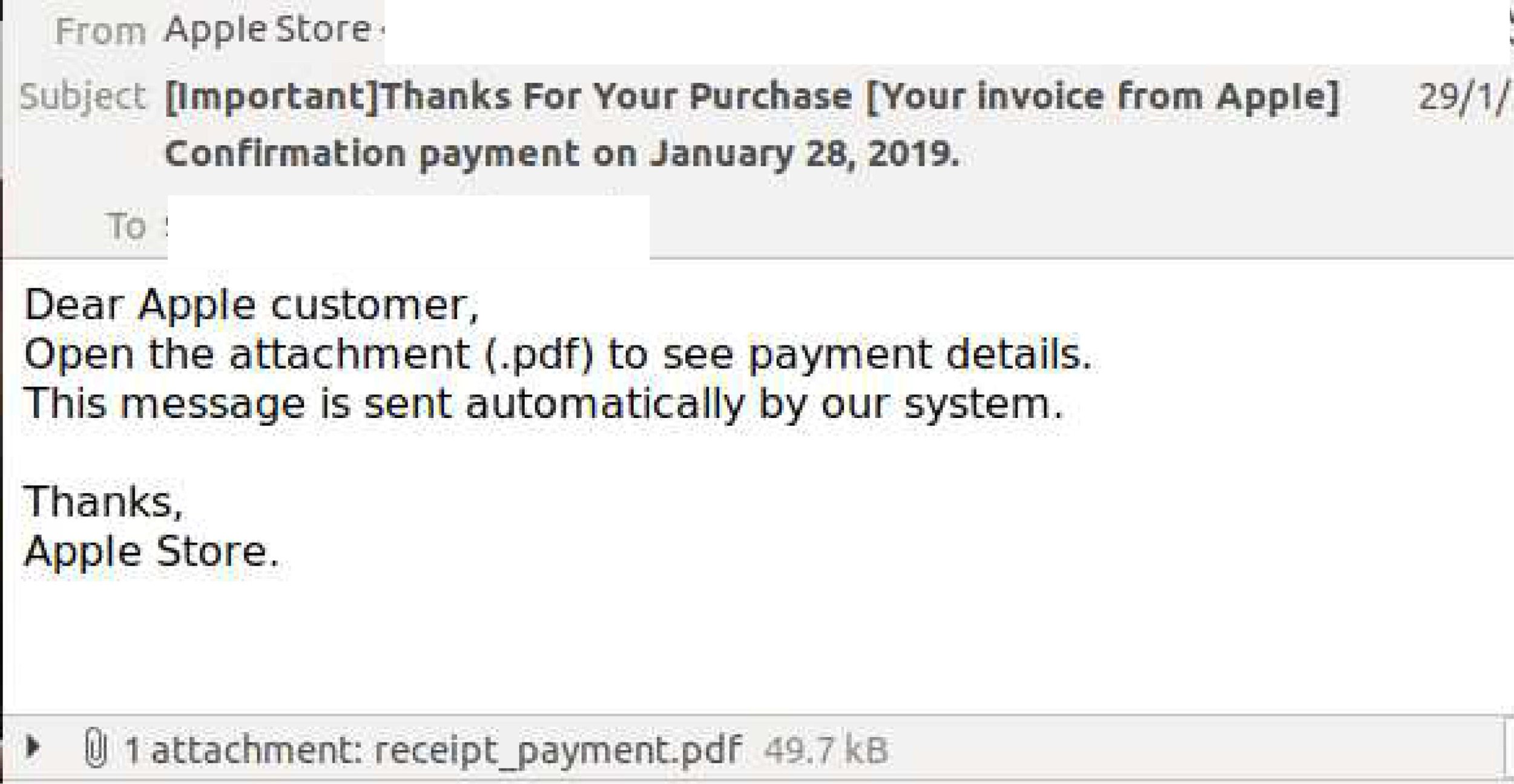Fake Apple Id Email Invoice
