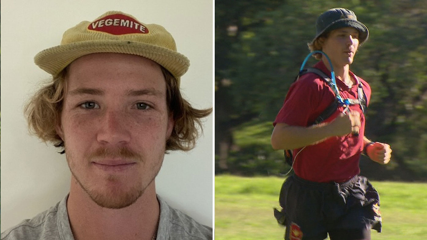 Rory McHugh runs 42km every day for Movember.