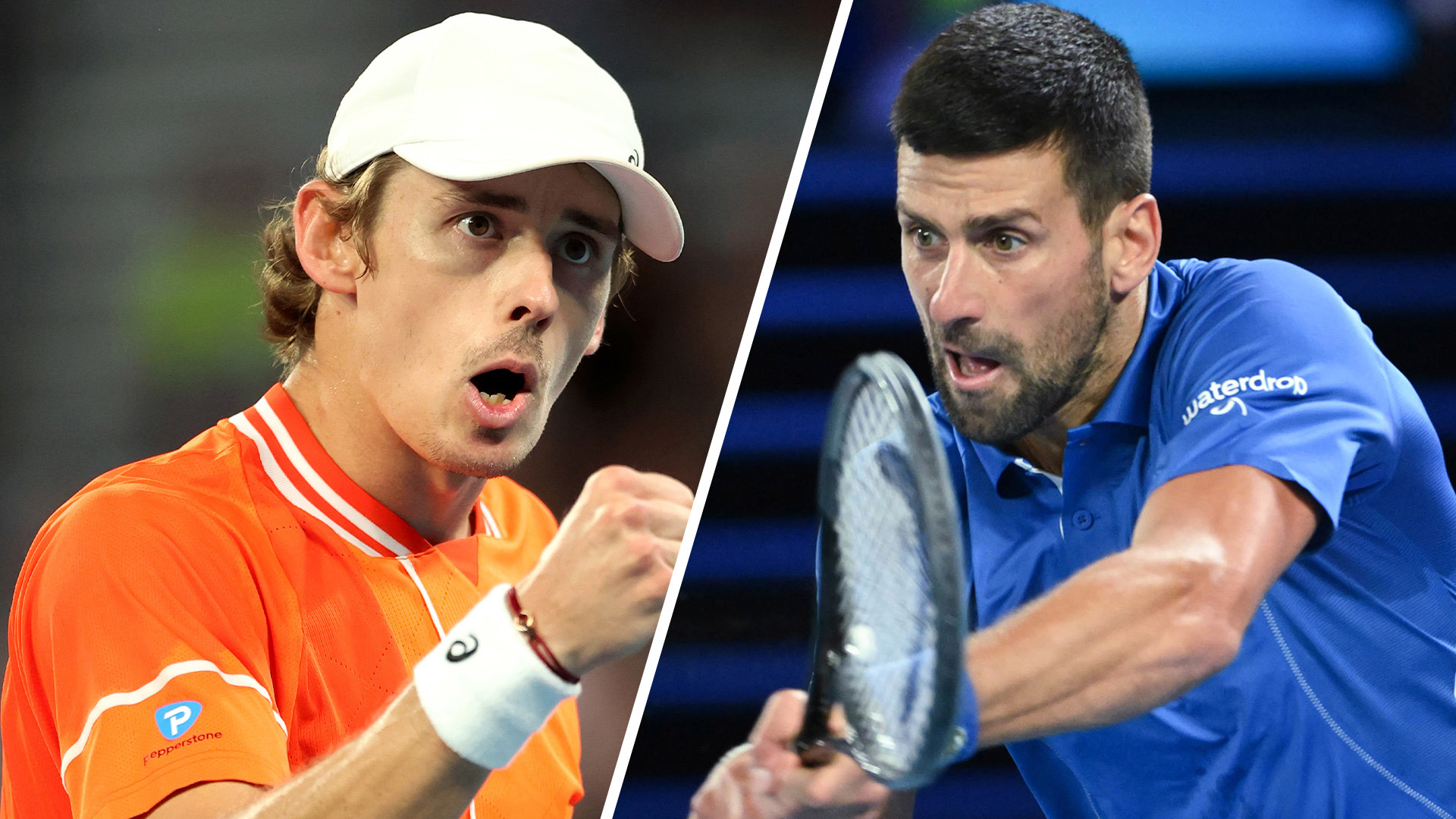 Alex De Minaur Novak Djokovic