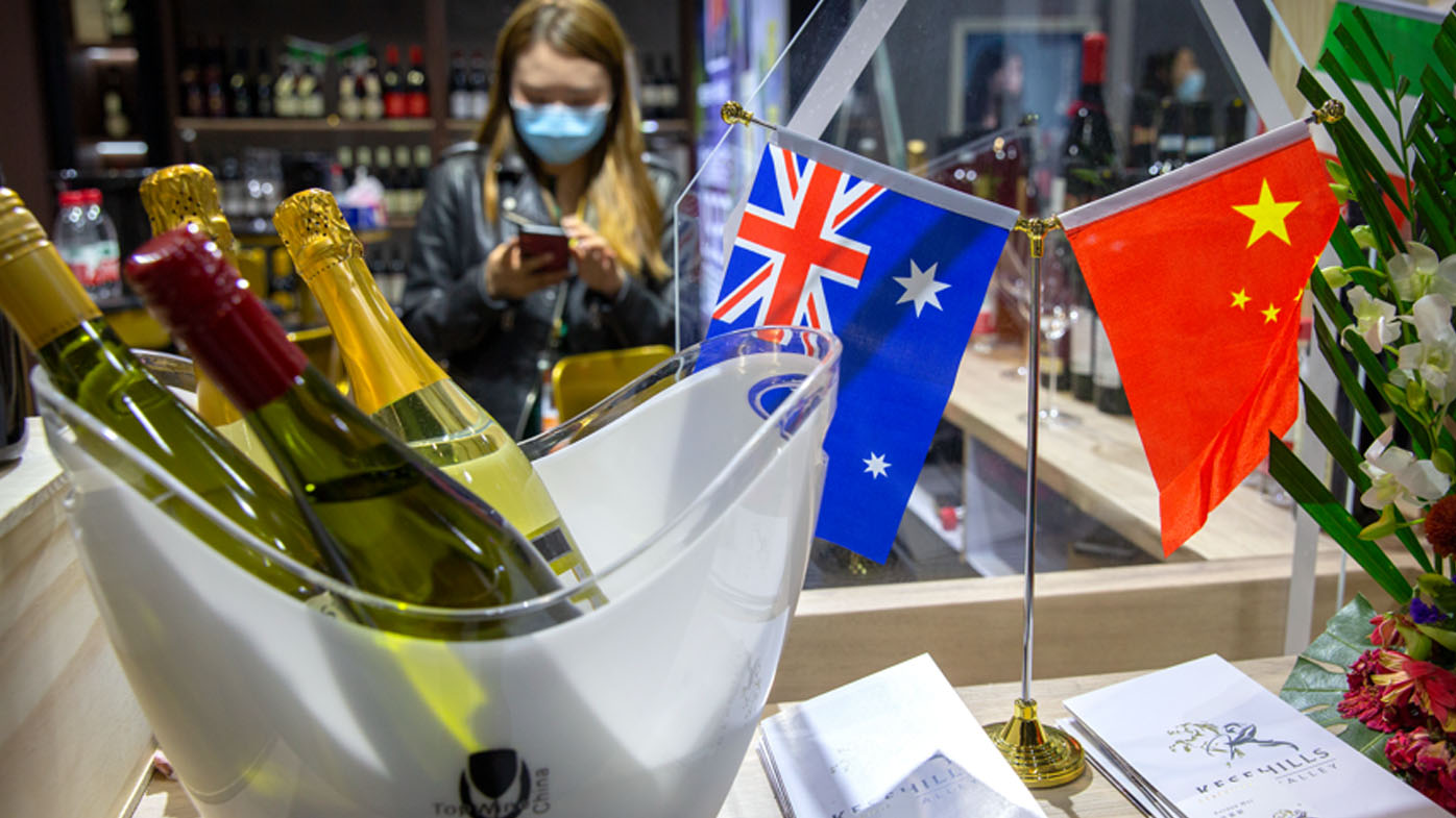 El líder europeo advierte sobre la represión del vino australiano en China