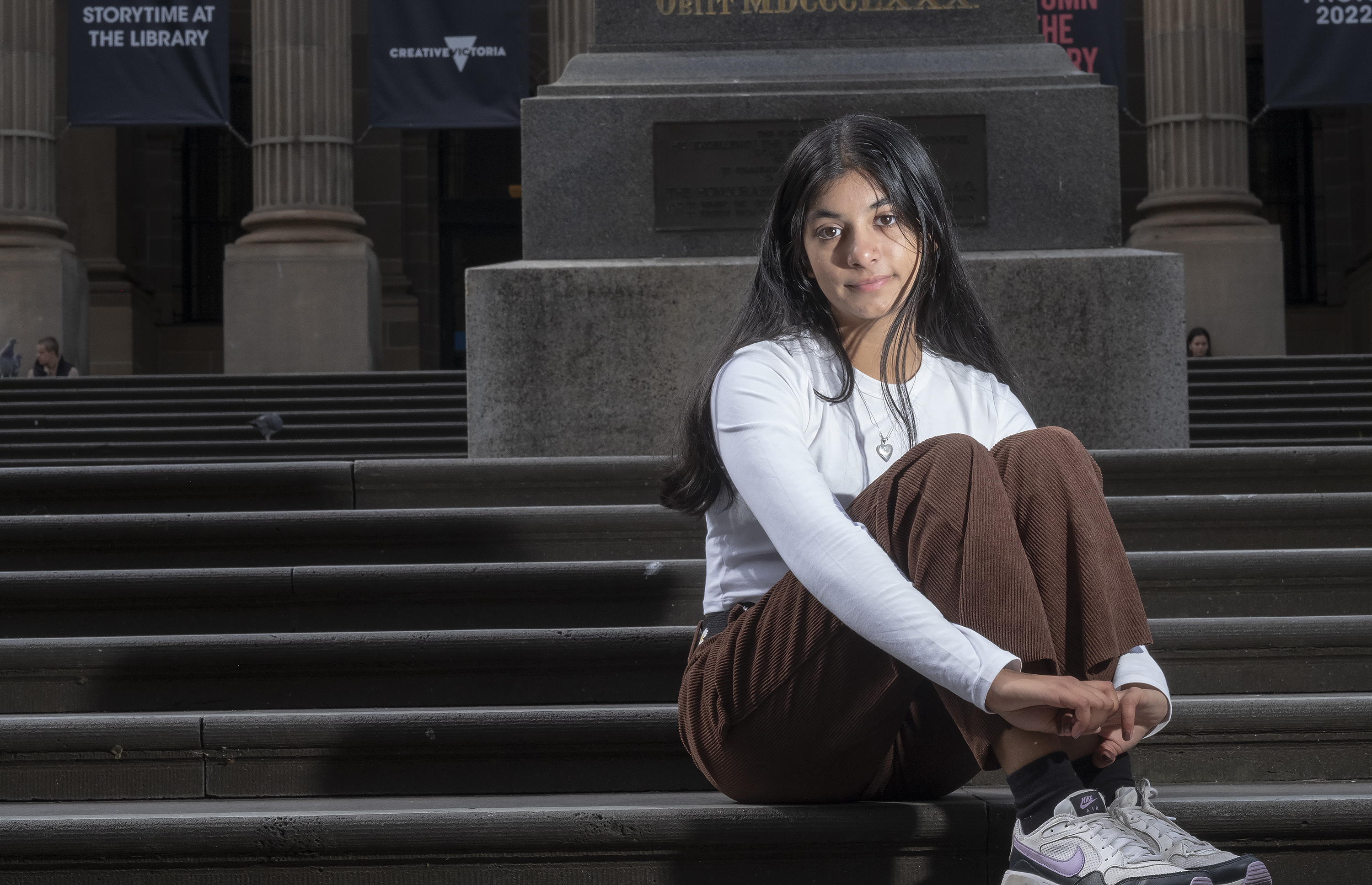 Photo of Anjali Sharma, climate activist in Melbourne