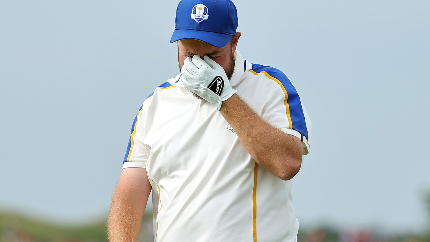 Shane Lowry after losing his singles match to Patrick Cantlay at the Ryder Cup.