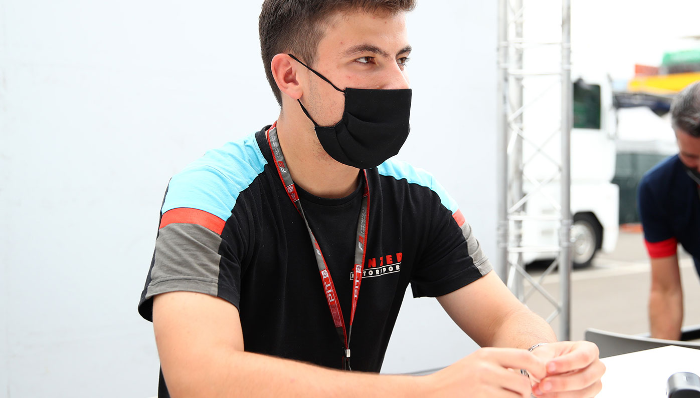 Calan Williams at Mugello during the final round of the F3 season.