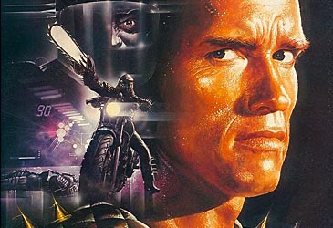 The Running Man movie poster (TriStar)