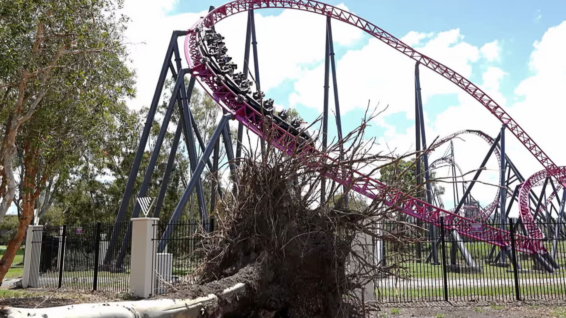 Movie World after Gold Coast Christmas Day storms