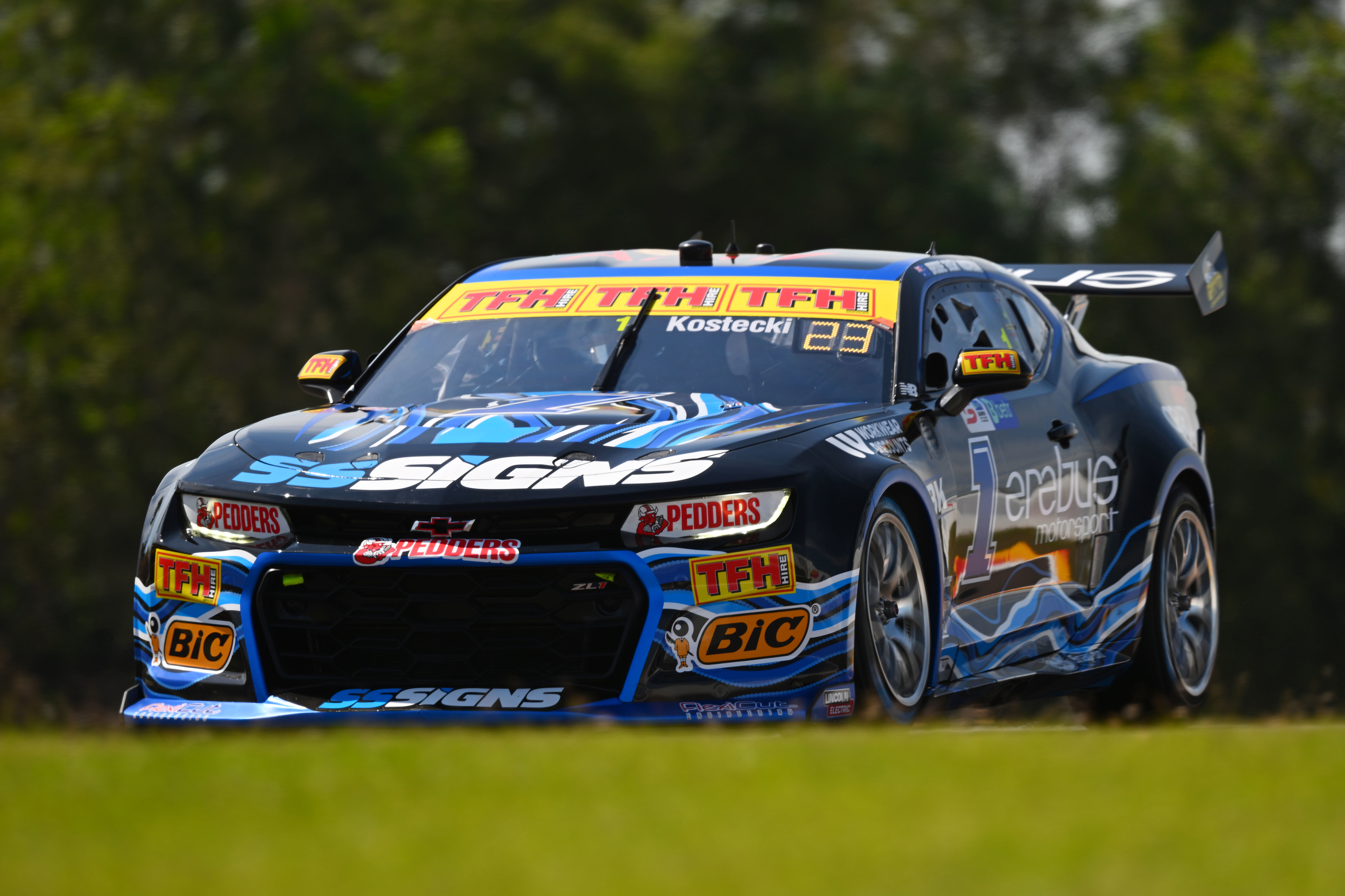 Brodie Kostecki scored his first Supercars race win of 2023 in Darwin.