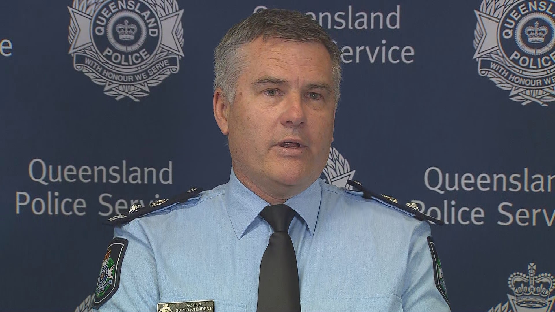 Superintendent Scott Knowles speaks on the drive-by shooting on the Gold Coast.
