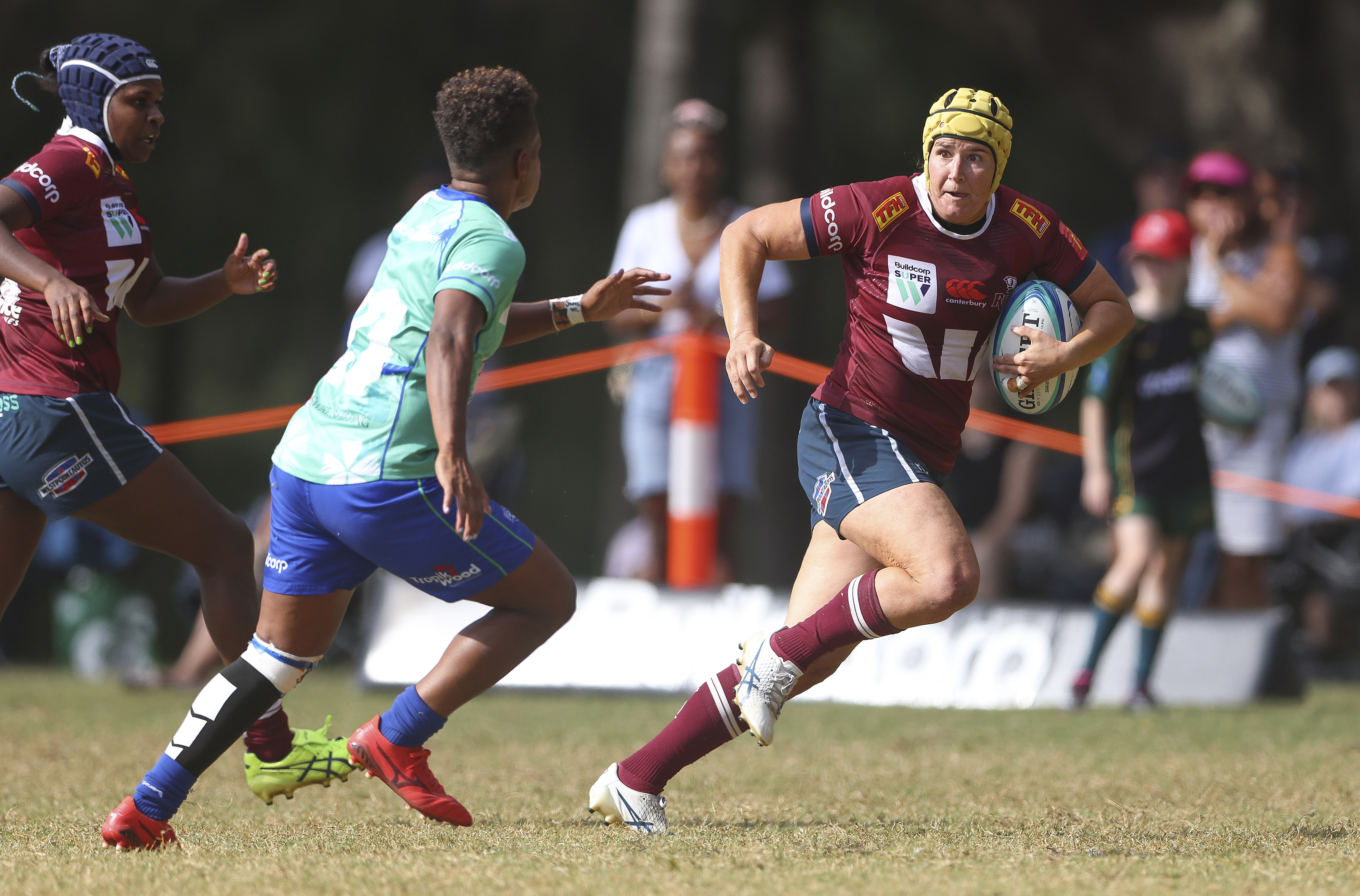 Queensland Reds captain Shannon Parry at Sci-Fleet Stadium.