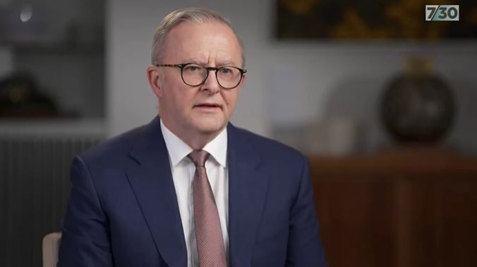 Anthony Albanese on ABC's 730 
