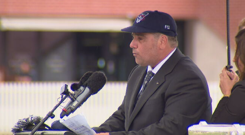 Ben's father Jace paid tribute to his son in a touching speech.