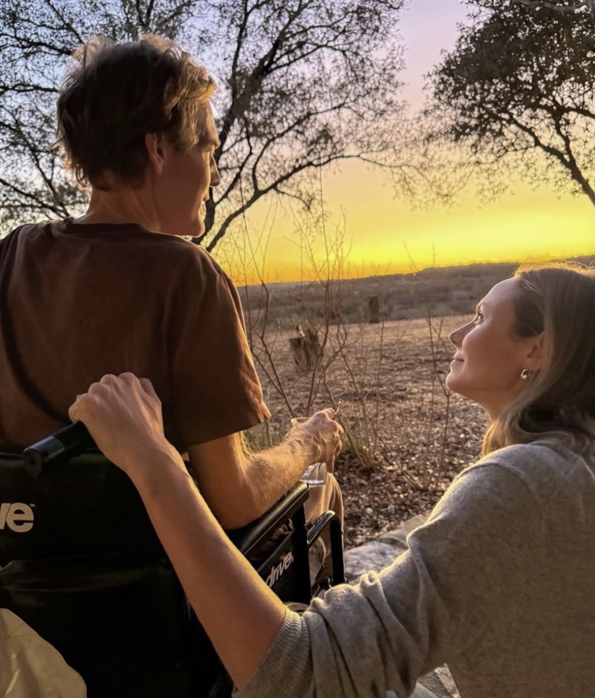 Stacy Keibler has shared an image of a frail James Van Der Beek taken just before his death.
