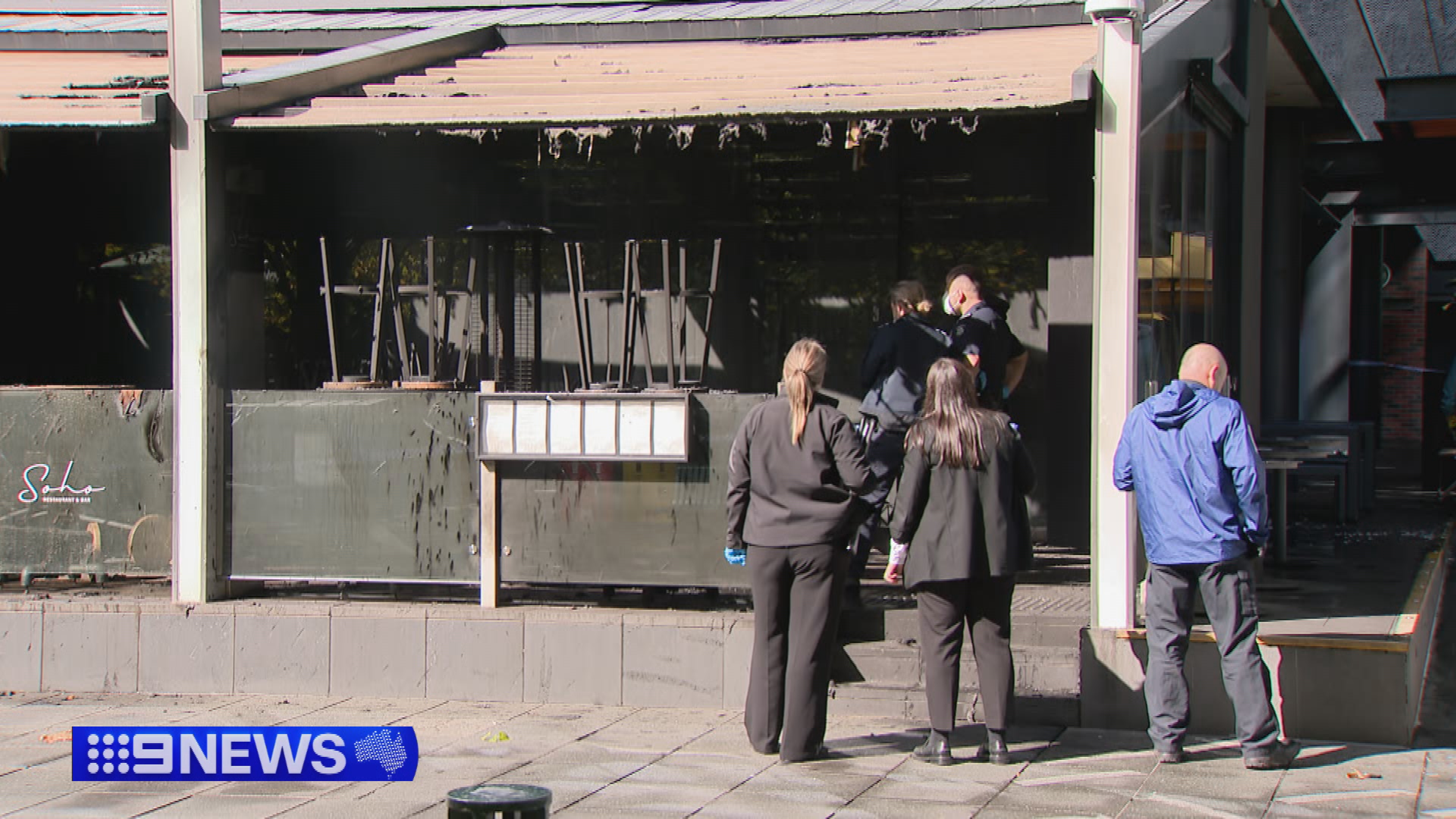 A new organised crime racket is believed to be behind a spree of arson attacks on hospitality venues, 9News can reveal.