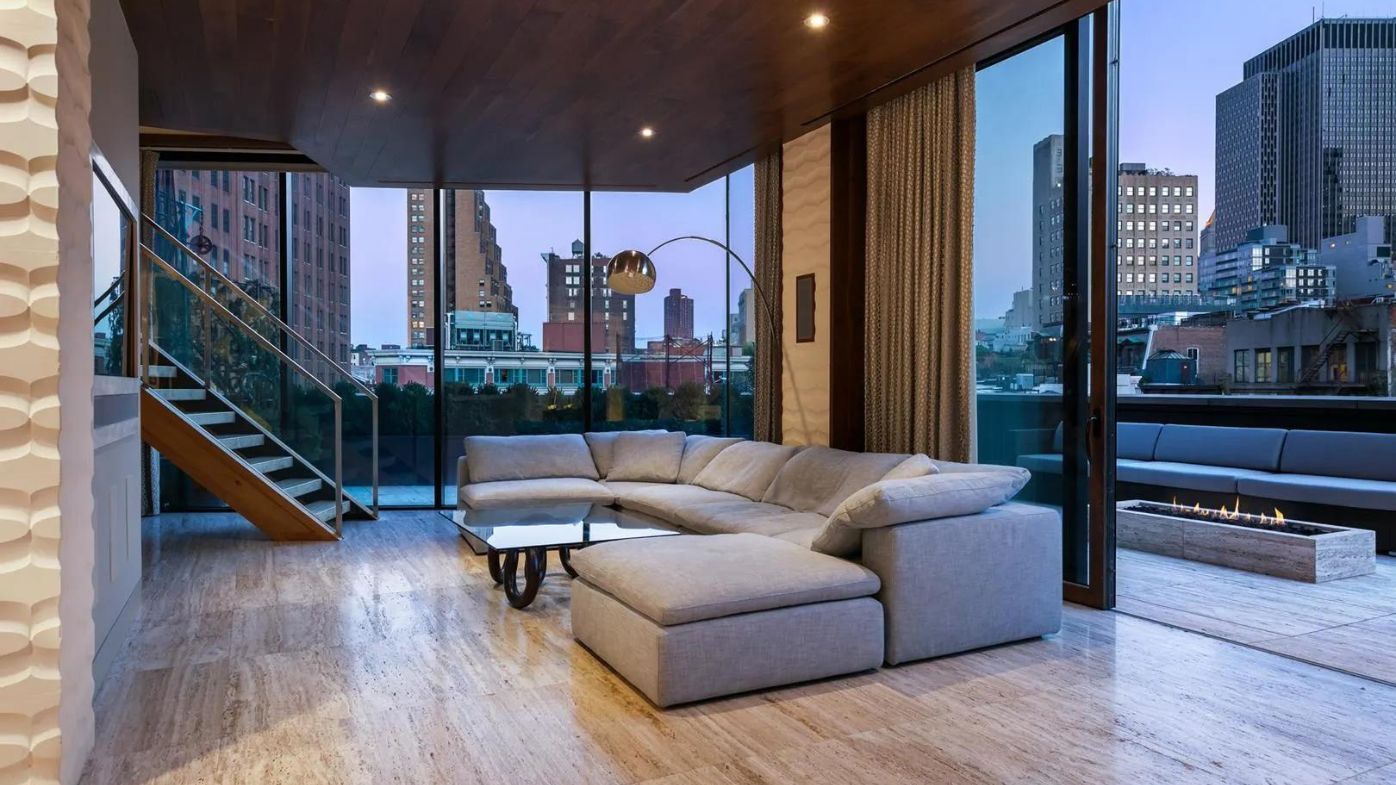 1 Moore Street North, Tribeca, listed for $41.48 million penthouse New York mansion