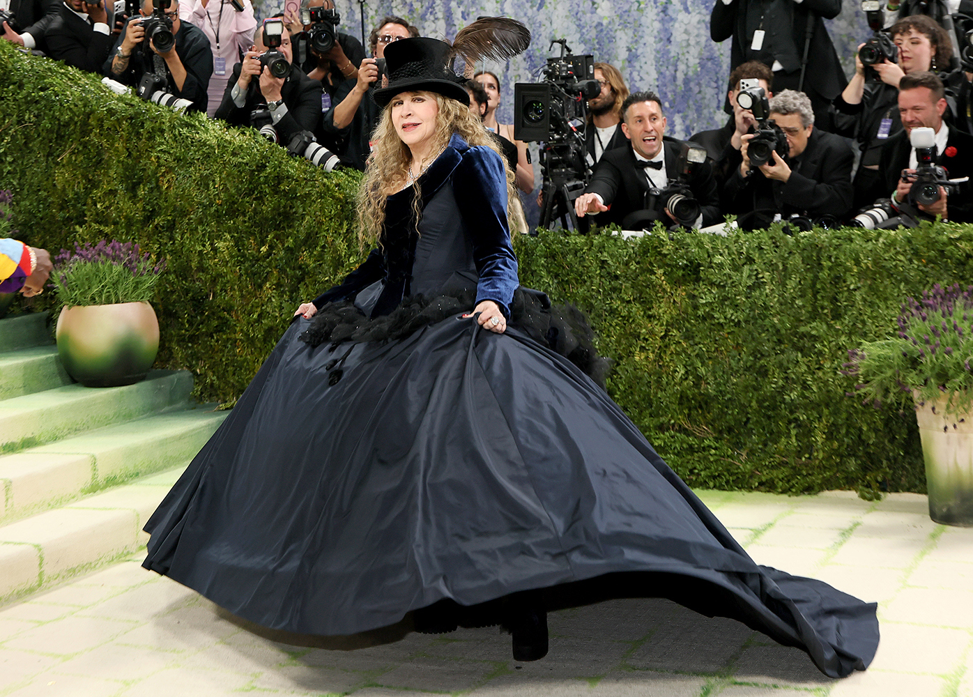 Stevie Nicks at the 2026 Met Gala celebrating "Costume Art" at the Metropolitan Museum of Art on May 4, 2026 in New York City.  
