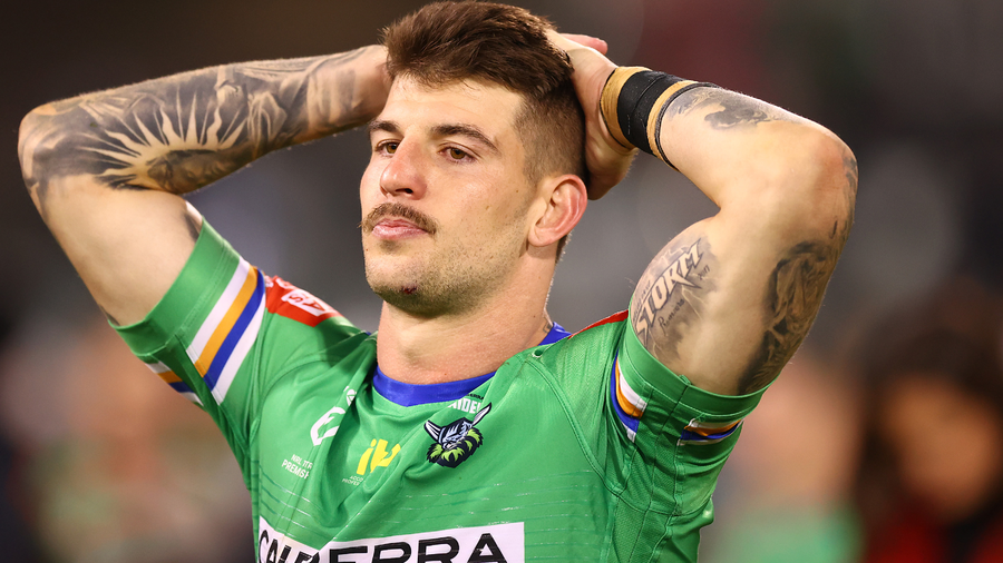 Curtis Scott during last week's loss to the Rabbitohs.