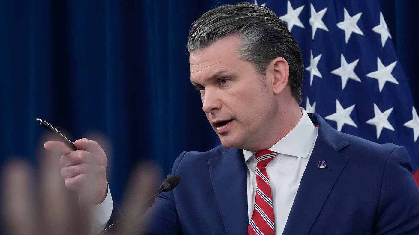 US Defence Secretary Pete Hegseth.