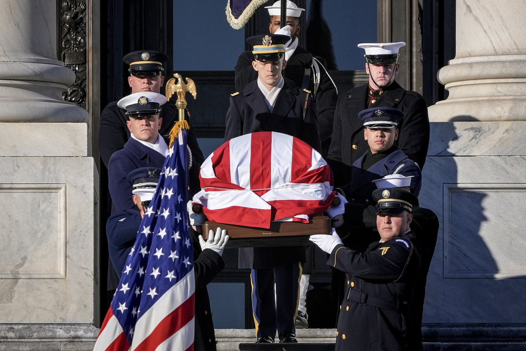 Jimmy Carter honrado con un funeral en Washington antes del entierro en su ciudad natal de Georgia