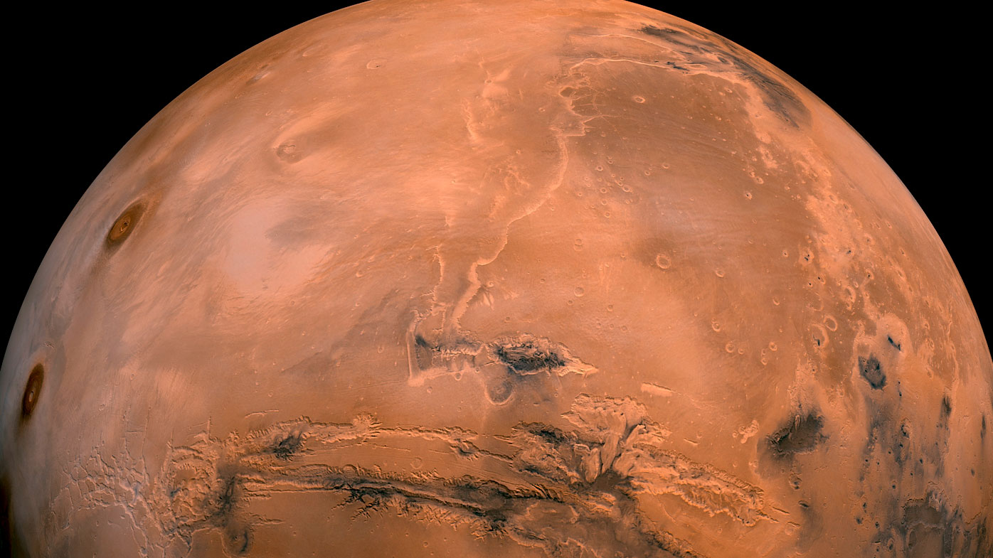A NASA image of Mars. (AAP)