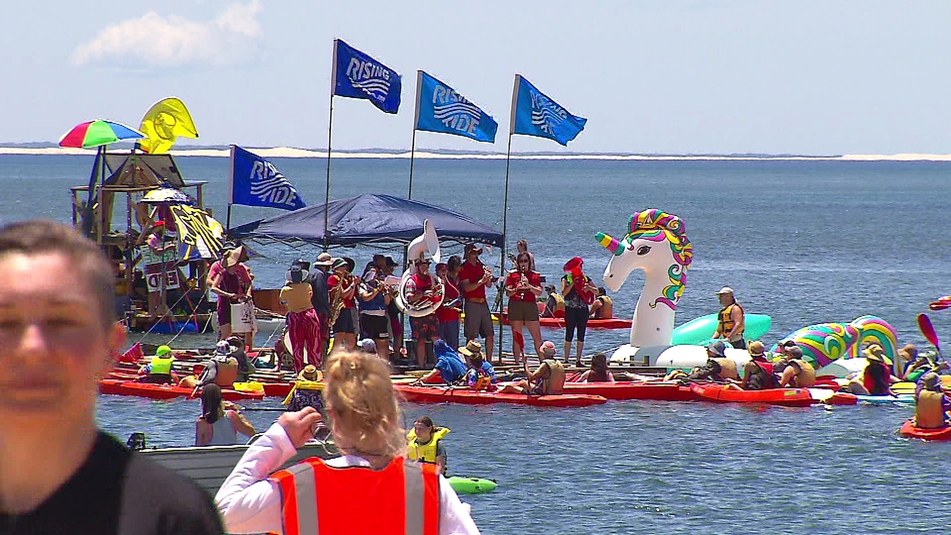 Port of Newcastle climate change protest by Rising Tide on Sunday, November 26, 2023.