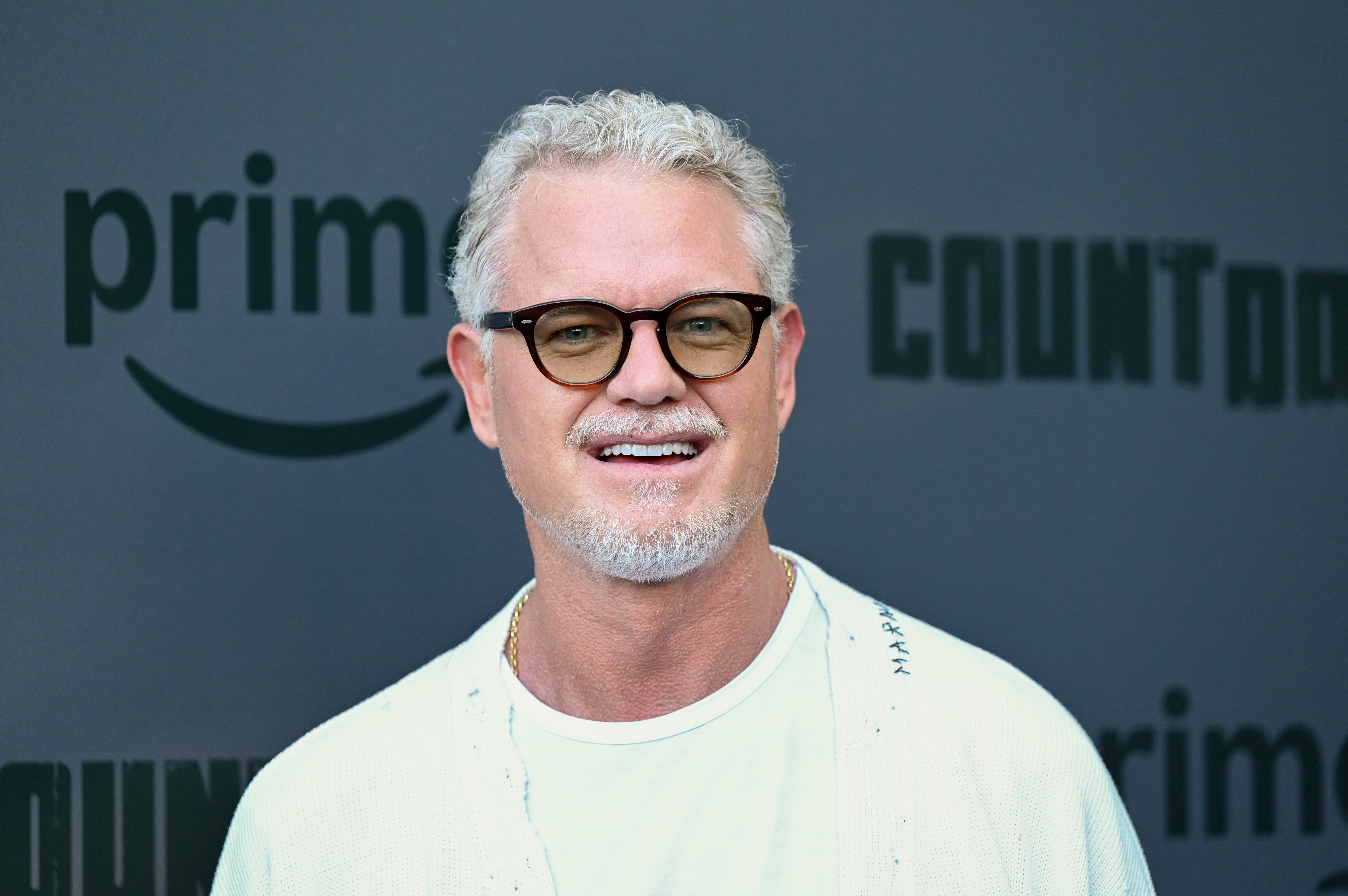 Eric Dane at Prime Video's "Countdown" Los Angeles premiere held at the Harmony Gold Theater on June 18, 2025.