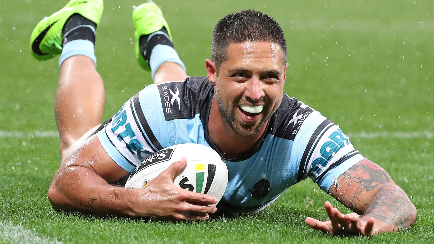Gerard Beale stars for the Sharks in 2016. (Getty)