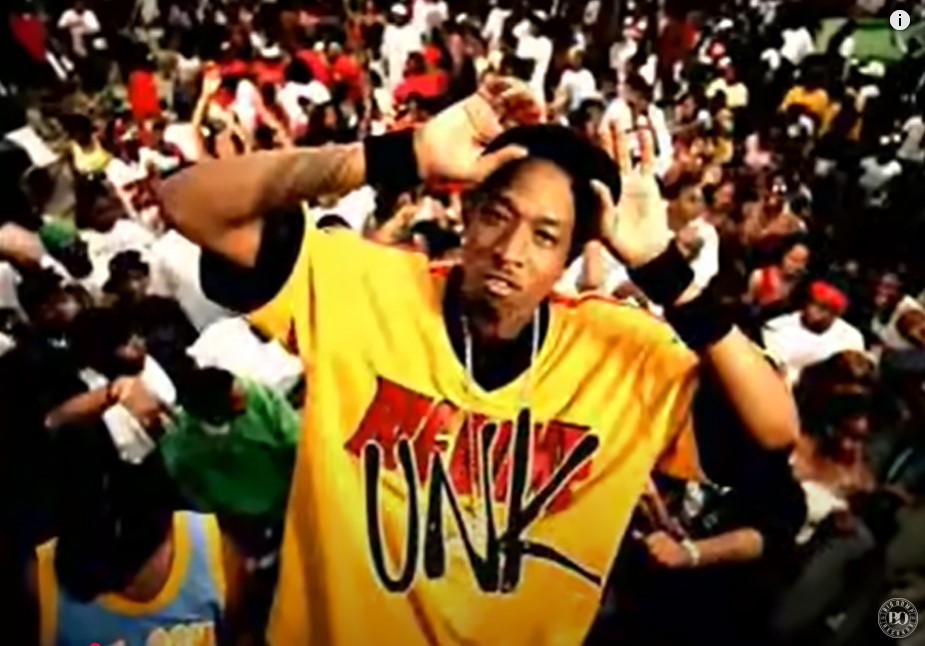 DJ UNK in Walk It Out music video