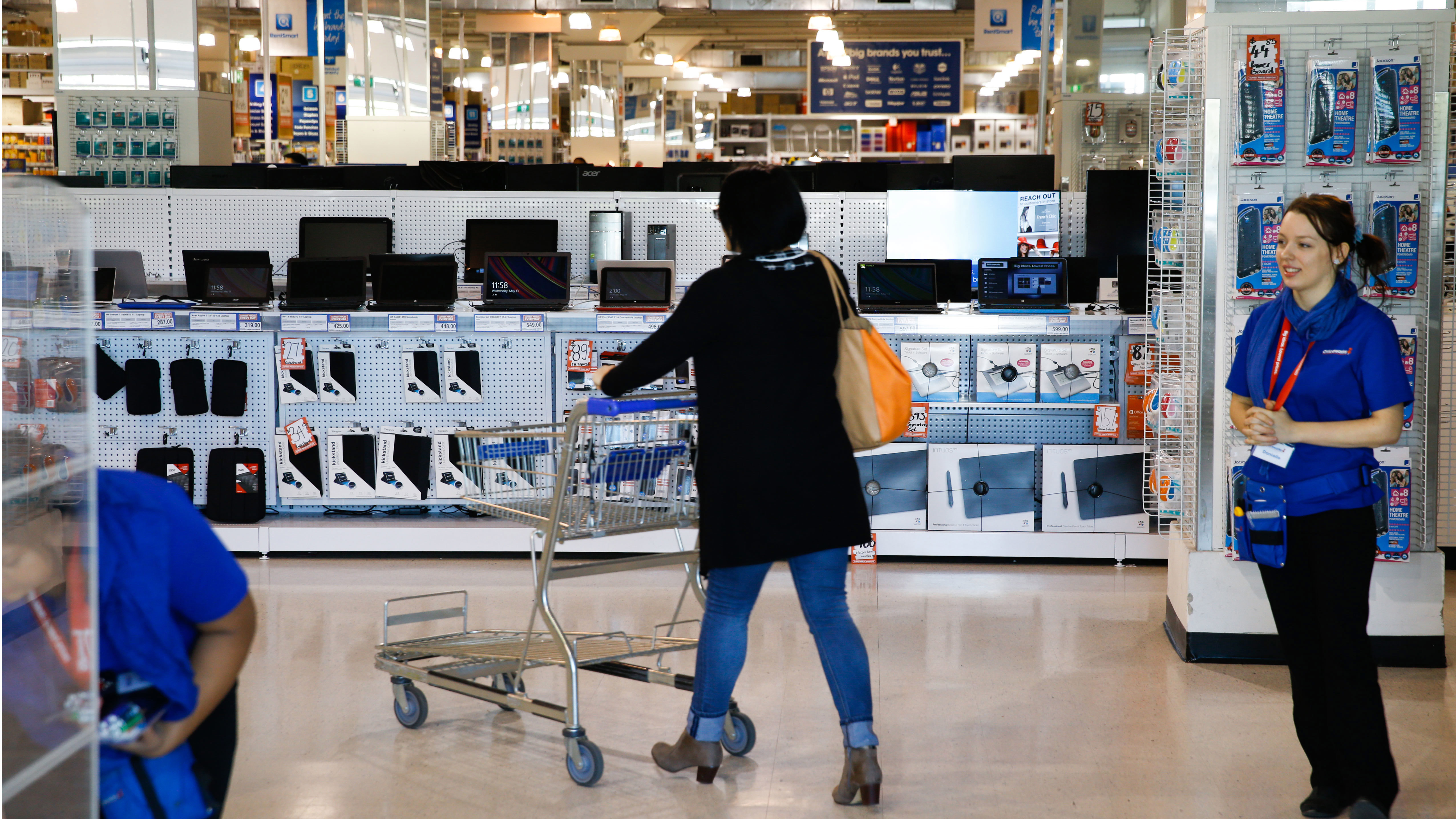 A clock sold at Officeworks has been recalled over button battery fears.