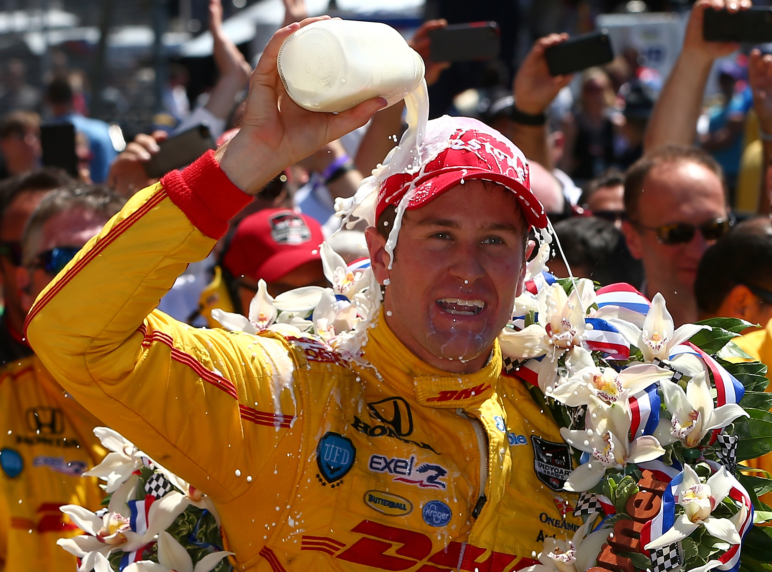 Ryan Hunter-Reay won the 98th running of the Indianapolis 500 in 2014.