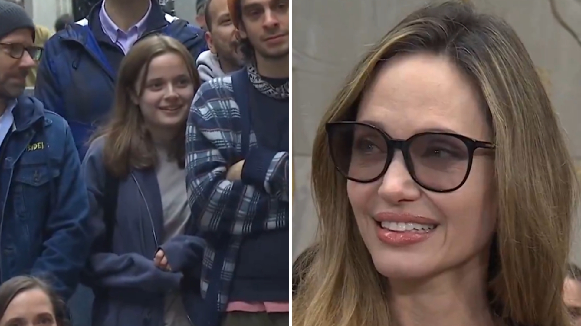 Angelina Jolie and daughter Vivienne Jolie-Pitt on TODAY USA