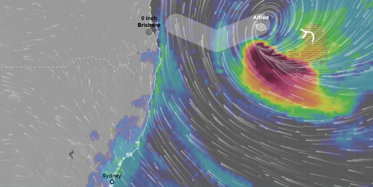 Cyclone Alfred live updates: Ferries cancelled, shelves stripped bare as storm edges closer