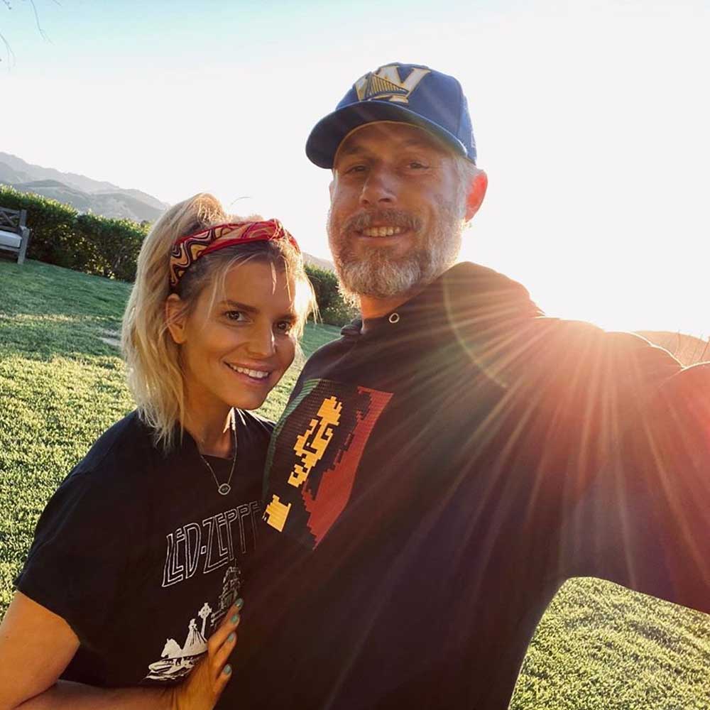 Jessica Simpson and husband Eric Johnson.