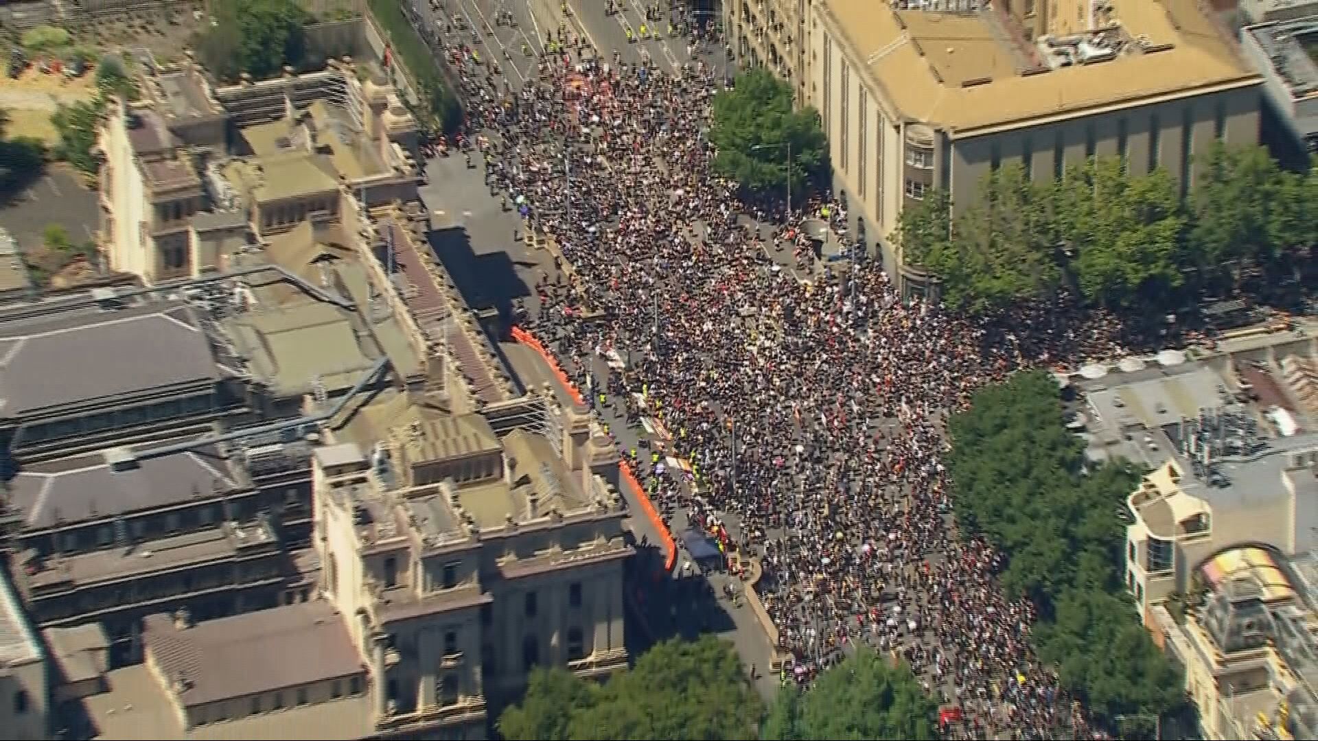 Invasion Day protest in Melbourne
