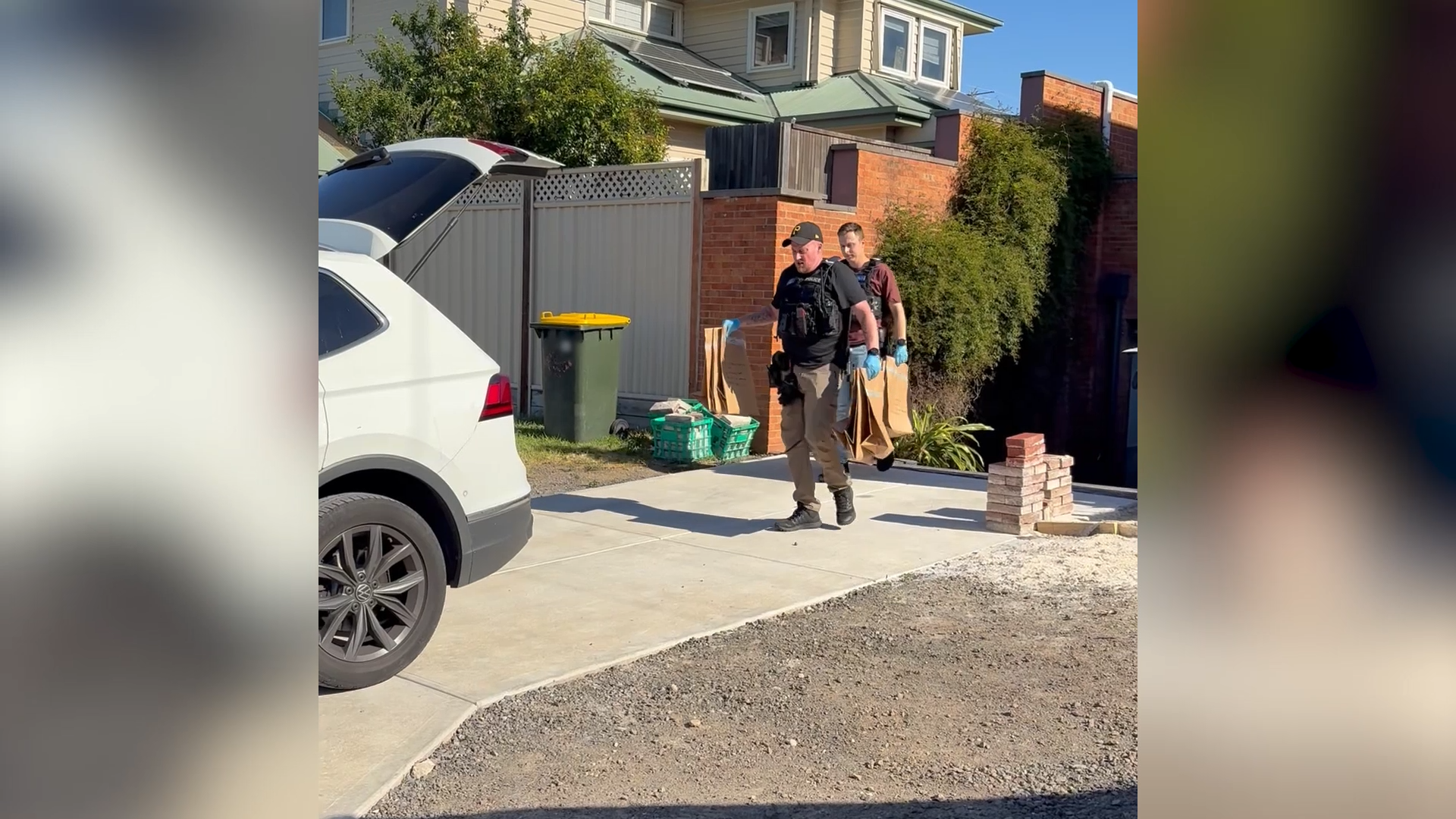 LSD, cocaine, heroin and methamphetamine were all allegedly located in the house.