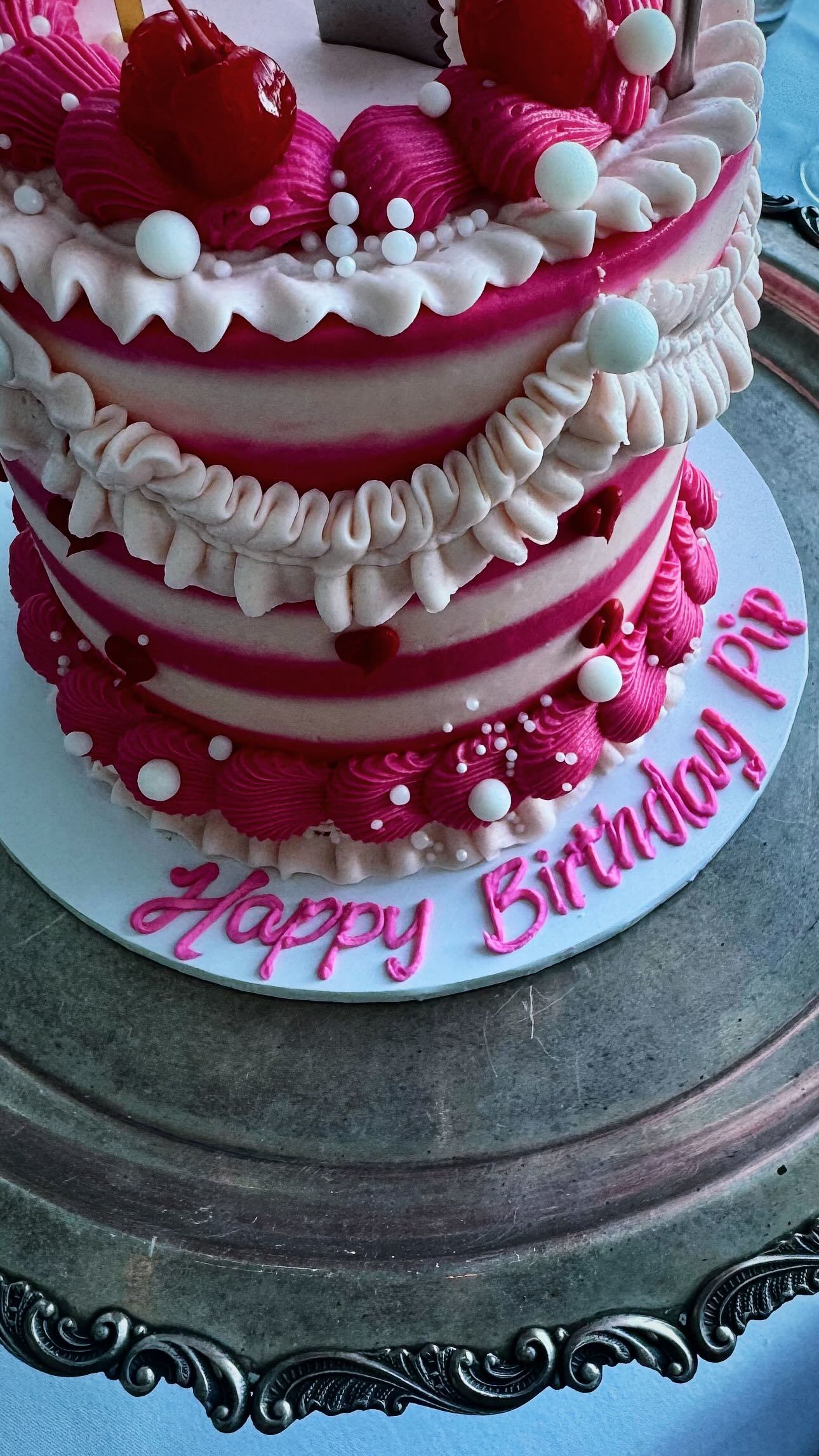Pip Edwards birthday cake