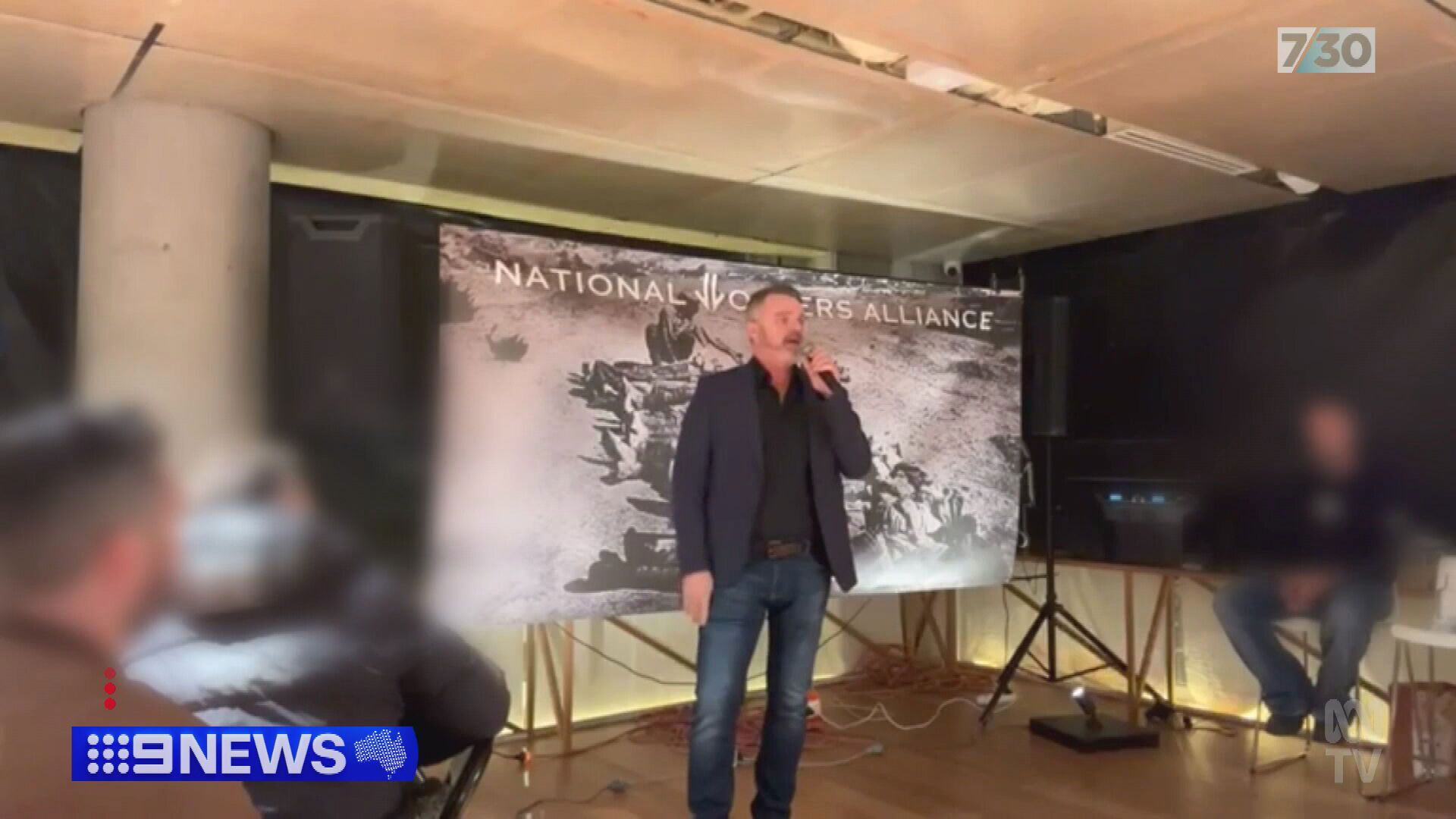 Neighbours star Damien Richardson is the subject of a police investigation after he was recorded allegedly performing the Nazi salute.