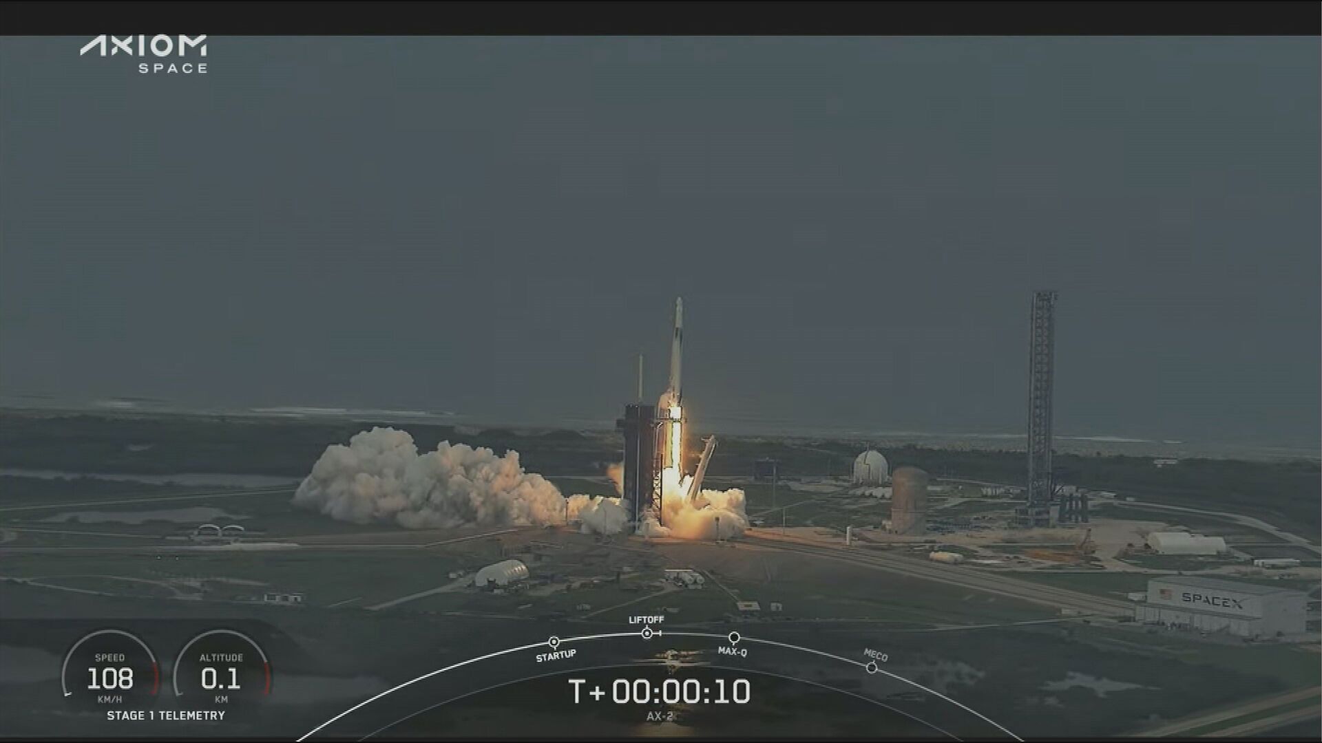 SpaceX launches four astronauts into space 