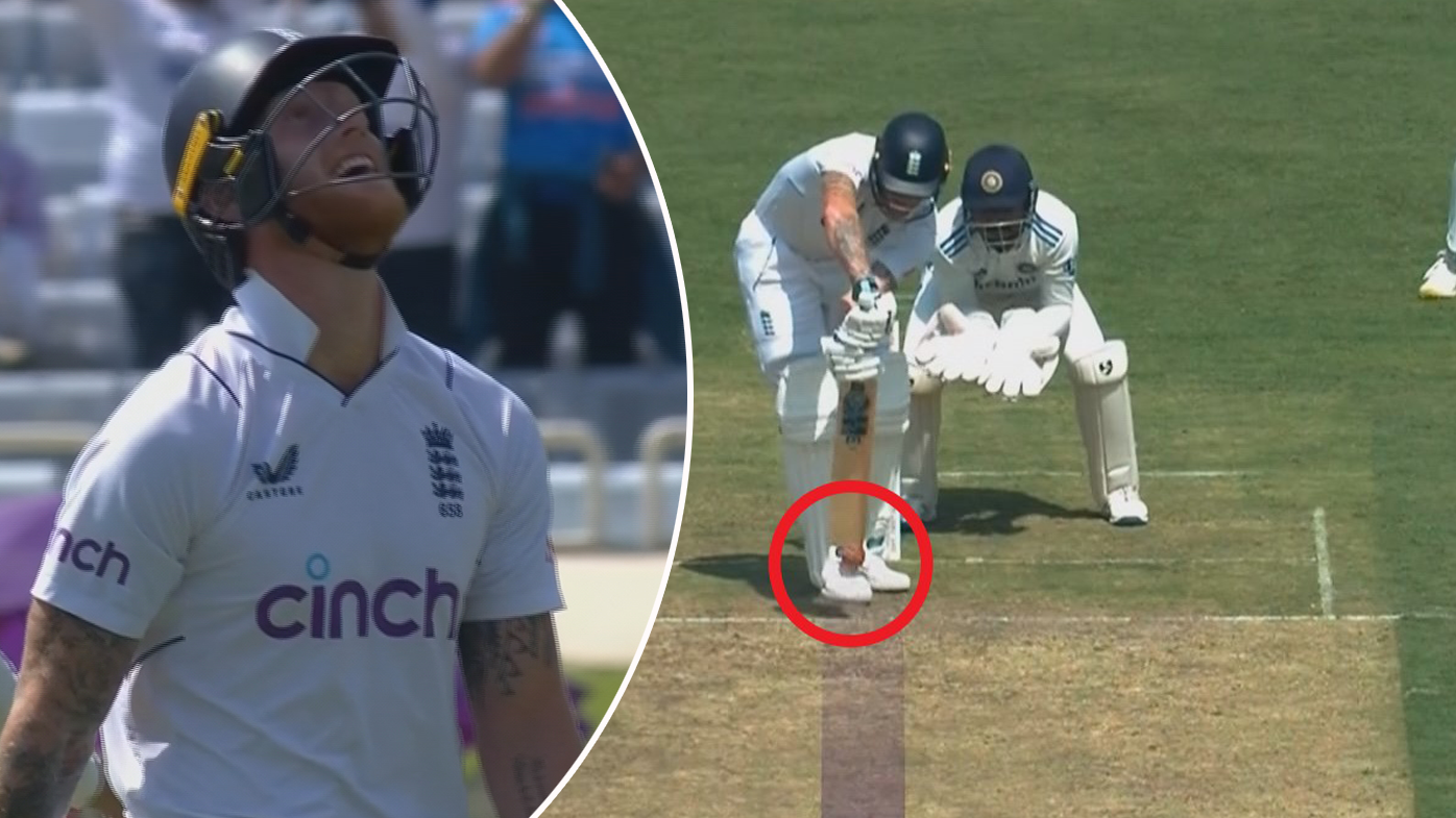 'Shocker': Indian pitch ripped as Stokes walks over lbw