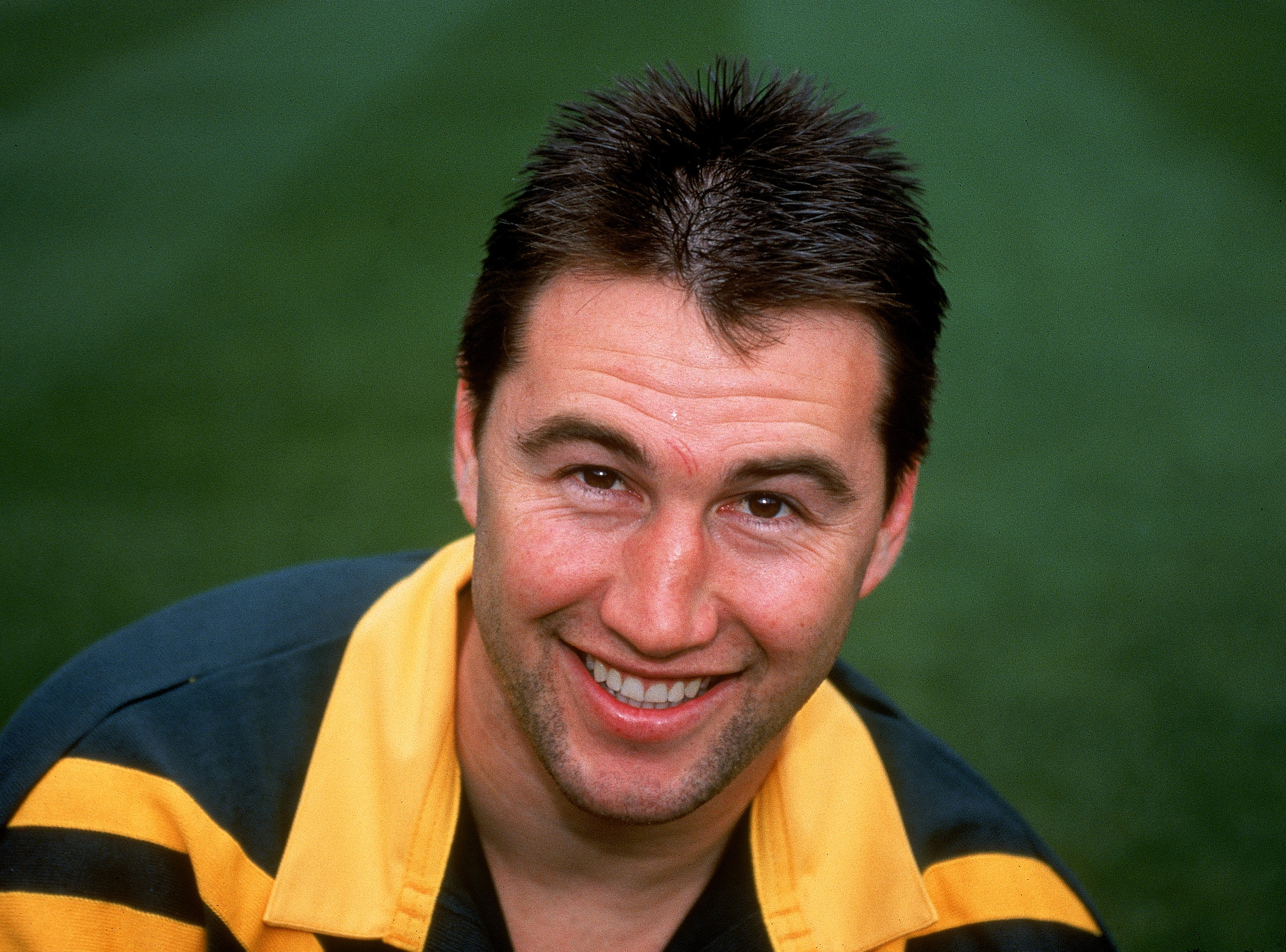 ENGLAND - 1994:  Terry Hill of the Kangaroos poses for a photo during the Australian Kangaroos Rugby League photocall for the upcoming tour of Great Britain held in England. (Photo by Clive Brunskill/Getty Images)