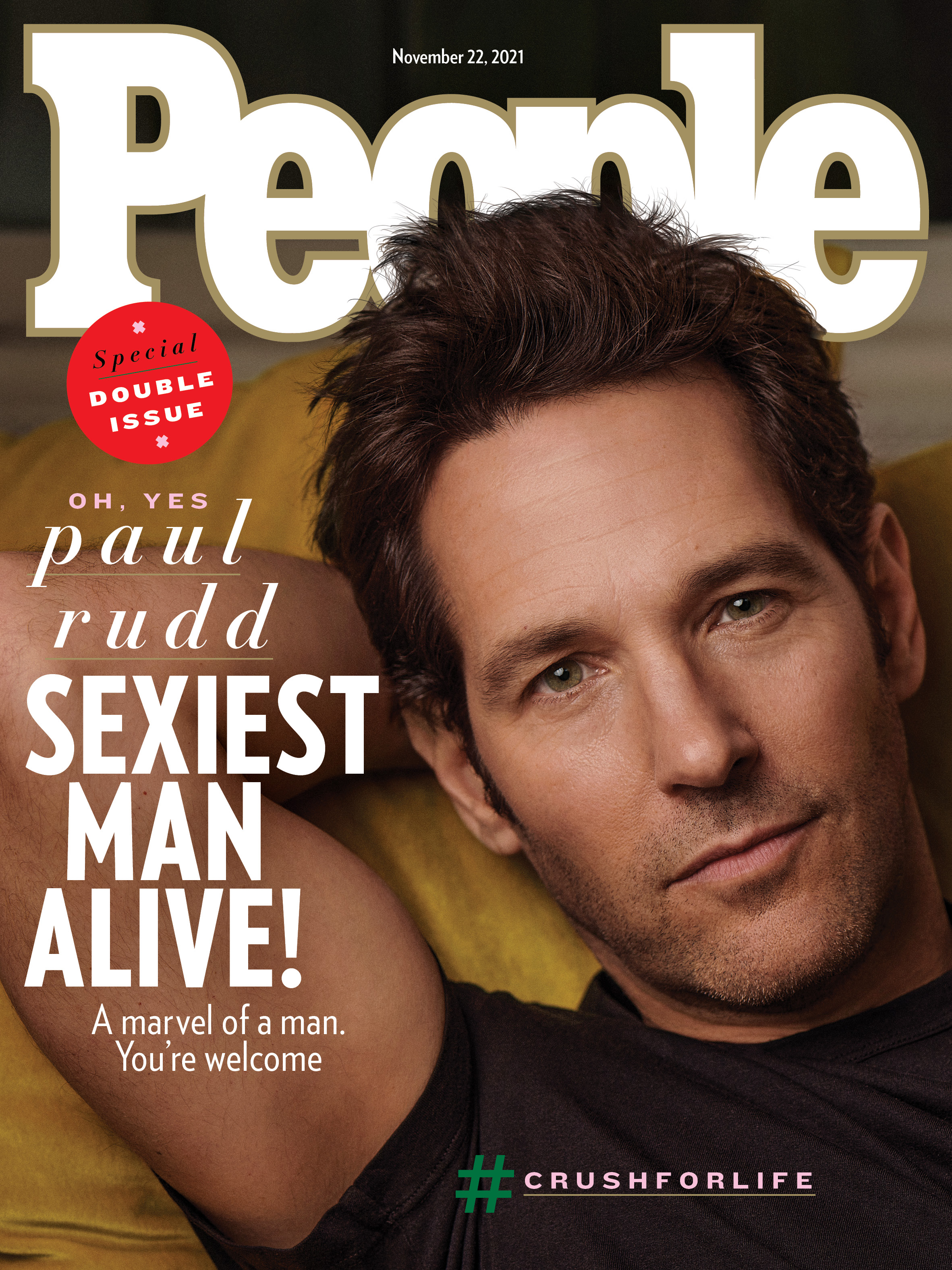 Paul Rudd named People Magazine's Sexiest Man Alive 2021