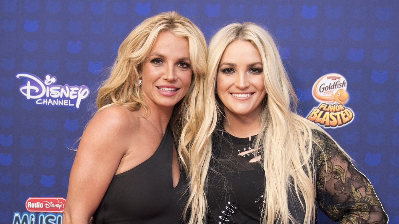 Britney Spears and Jamie Lynn Spears at Walt Disney event
