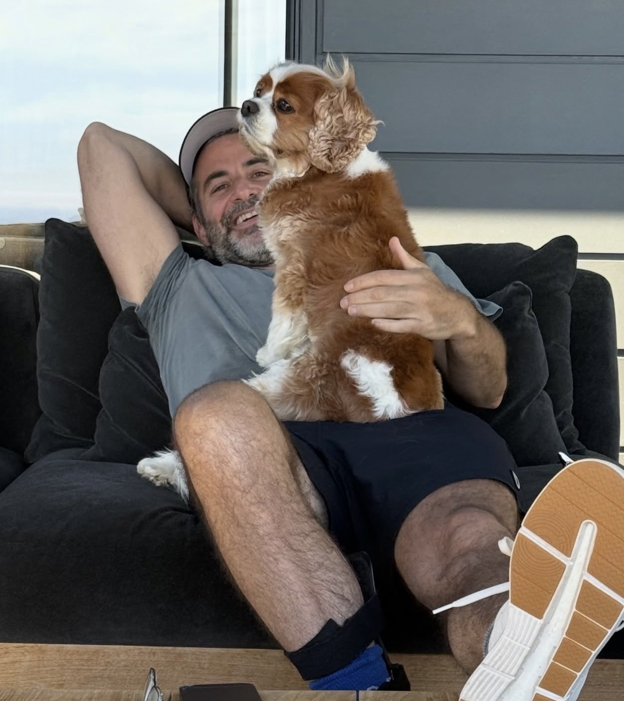 Jennifer Aniston and boyfriend Jim Curtis.