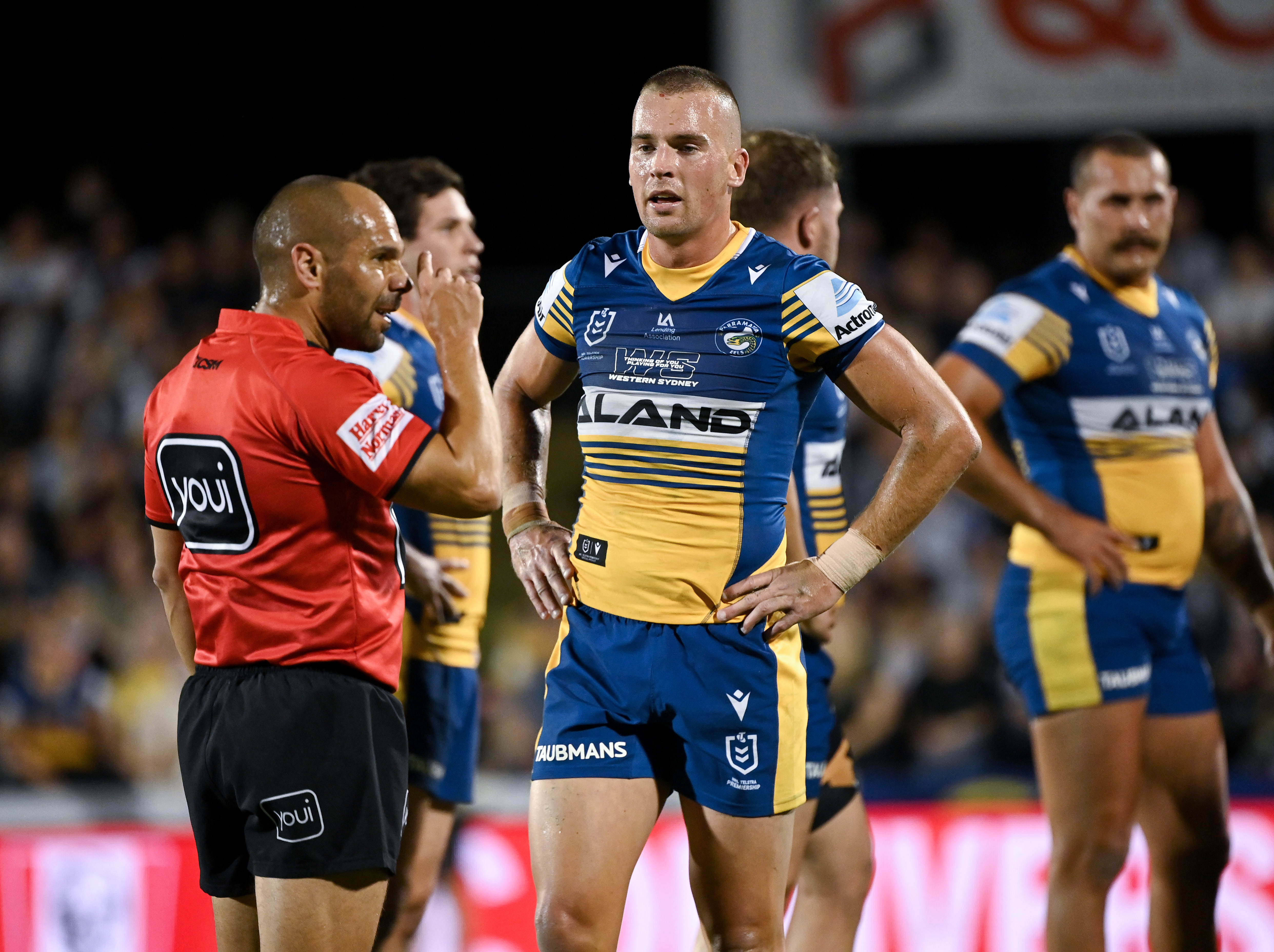 Eels captain Clint Gutherson.