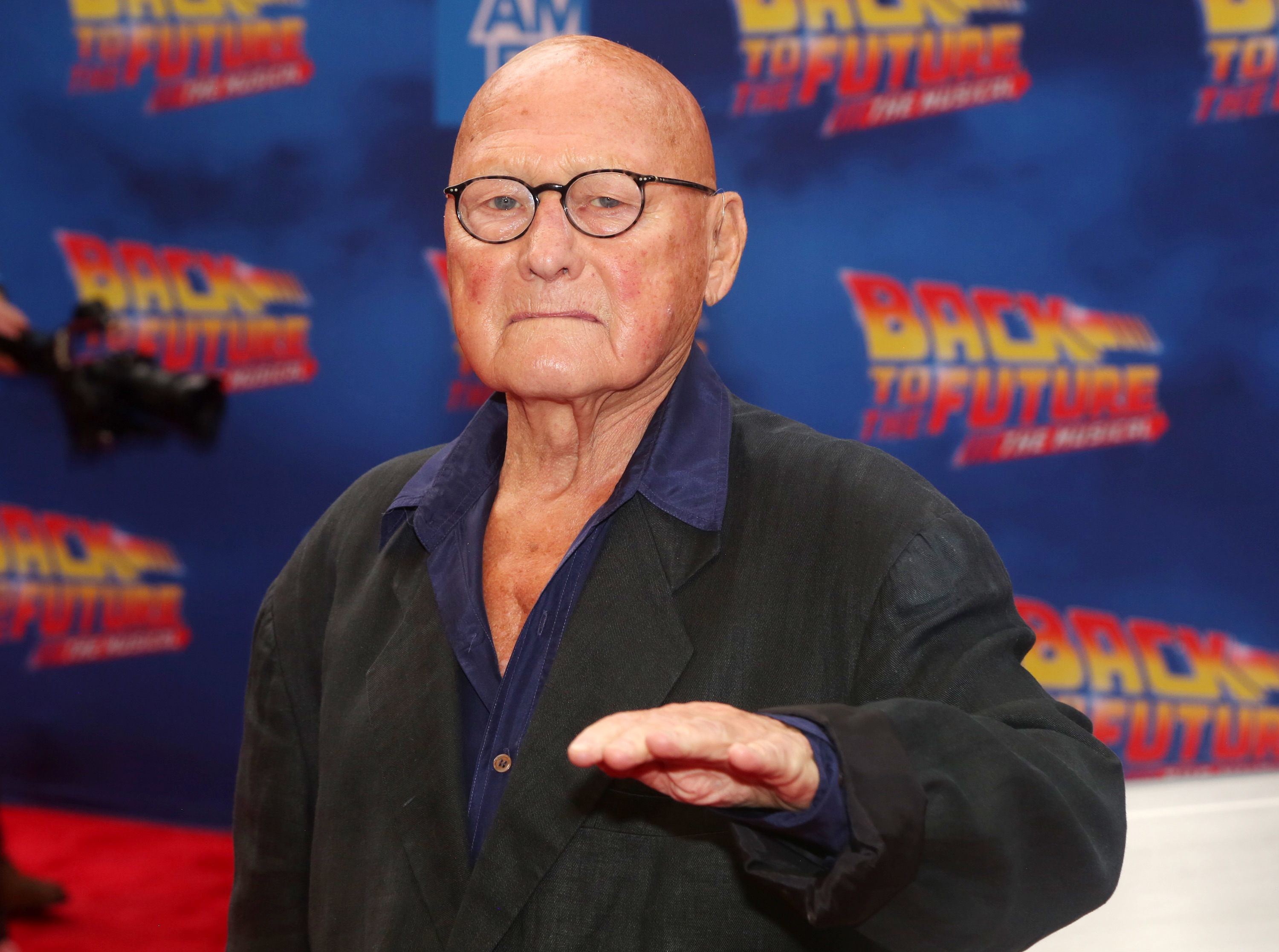 James Tolkan poses at the Michael J. Fox Foundation opening night gala performance 