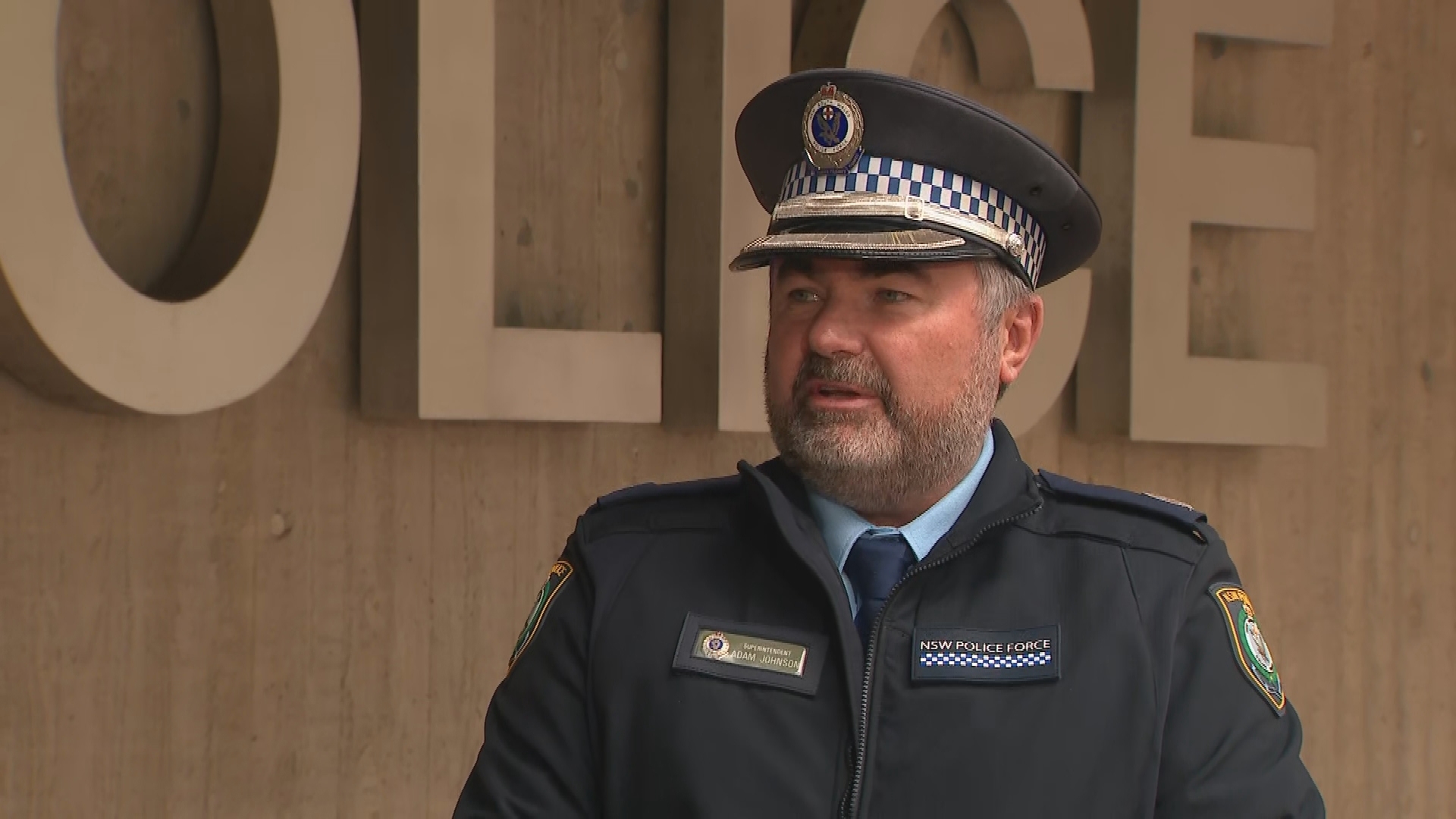 NSW Police Acting Assistant Commissioner Adam Johnson
