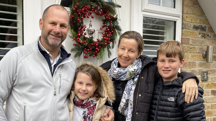 Georgia Smith with her family