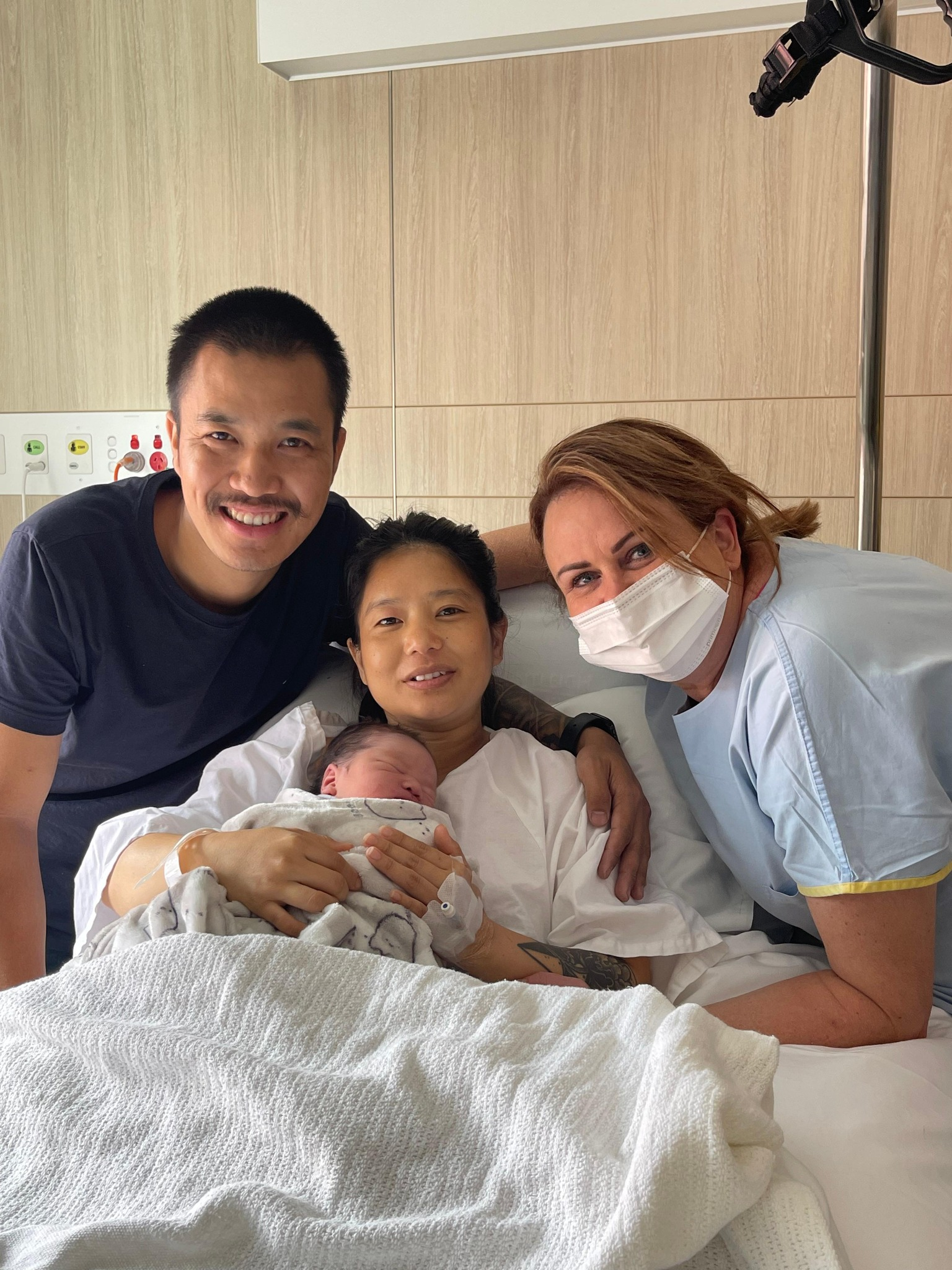 Chitra and Mamata Pun Rana welcomed their baby boy Imaan into the world at Forbes Hospital on Saturday afternoon.
