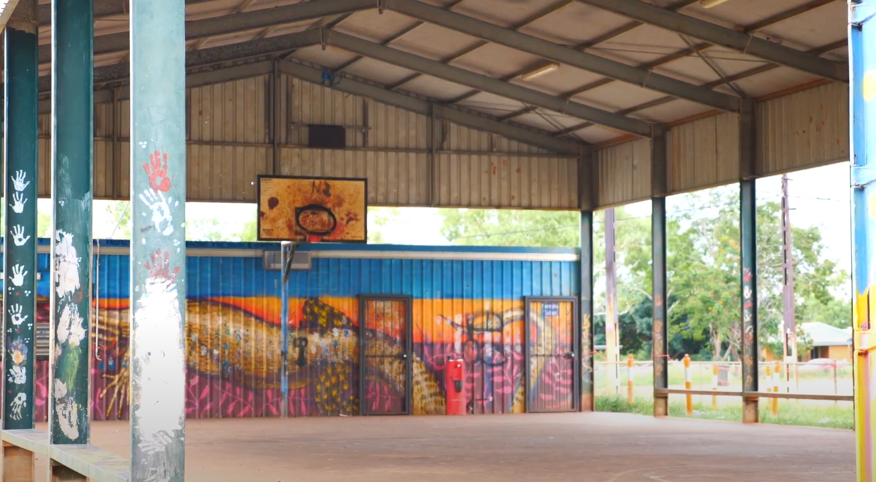 The remote community of Binjari in the NT.